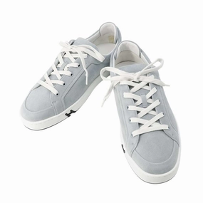 HERMES Sneakers Kid Grinouage Chevre Leather Velour Size 40 Quick Transition Torsion control
