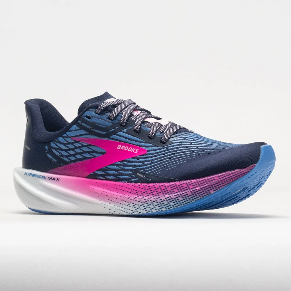 heavy - weight sole shoes Moonlight Run Brooks Hyperion Max Women's  Peacoat/Marina Blue/Pink Glo