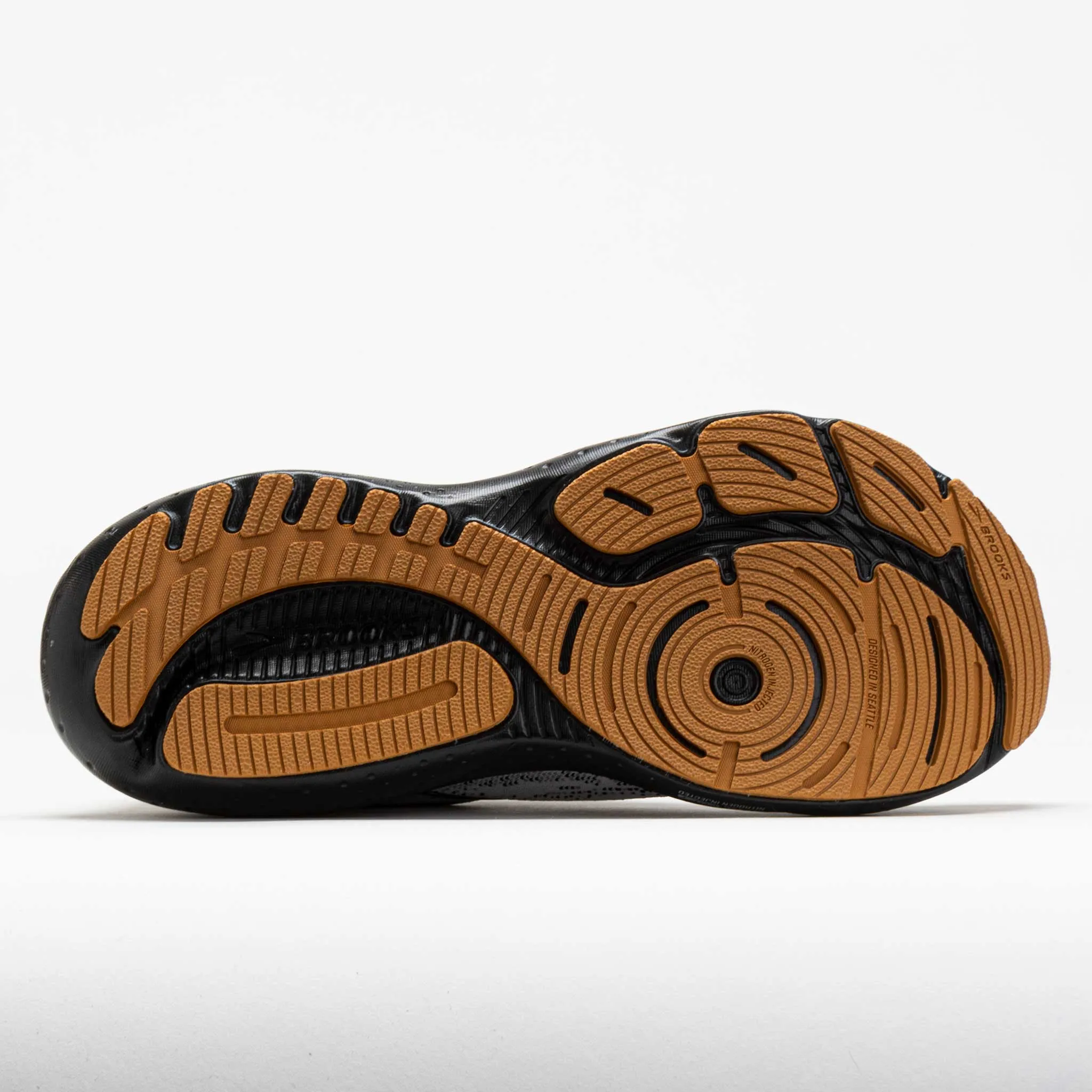 gender - specific - fit Brooks Glycerin StealthFit GTS 21 Men's  White/Grey/Black