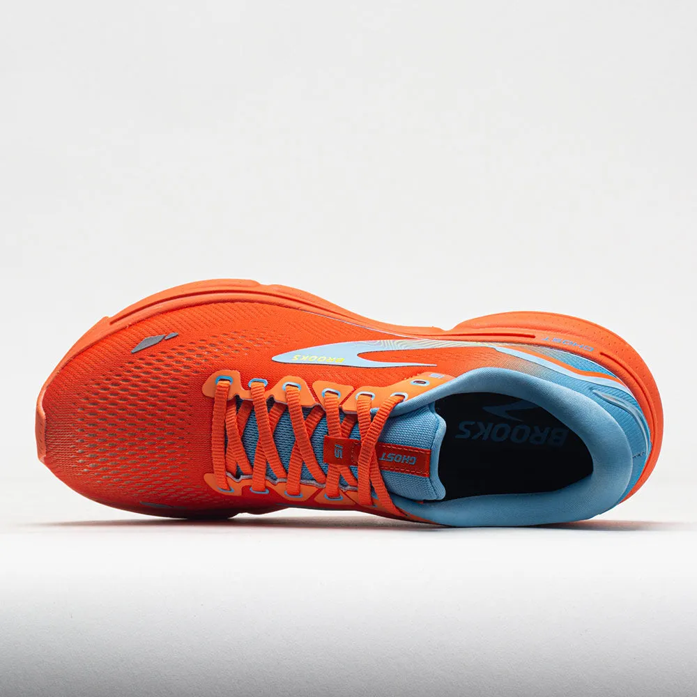 hurdling running shoes Brooks Ghost 15 Men's  Orange/Blue/Yellow
