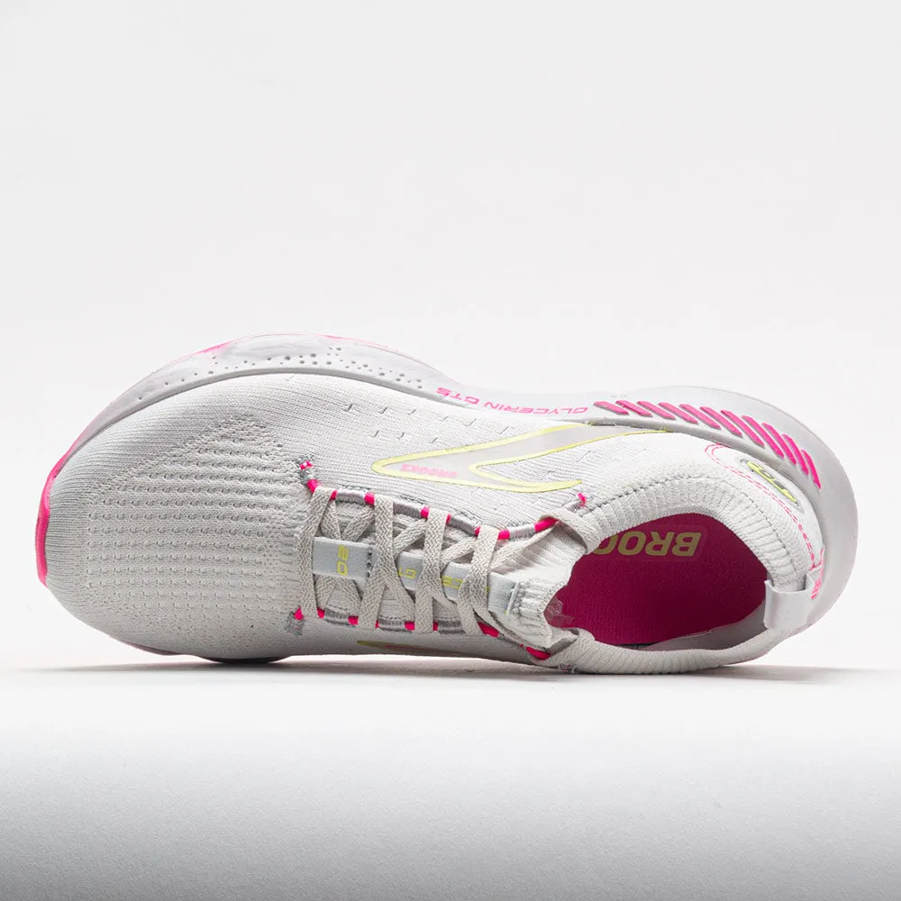 Breathable Toe Box Runners with High Arches Brooks Glycerin StealthFit GTS 20 Women's  Grey/Yellow/Pink