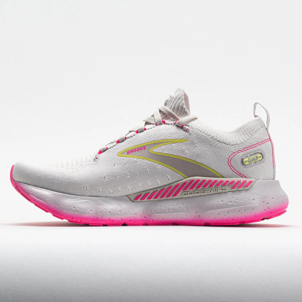 App - compatible Brooks Glycerin StealthFit GTS 20 Women's  Grey/Yellow/Pink