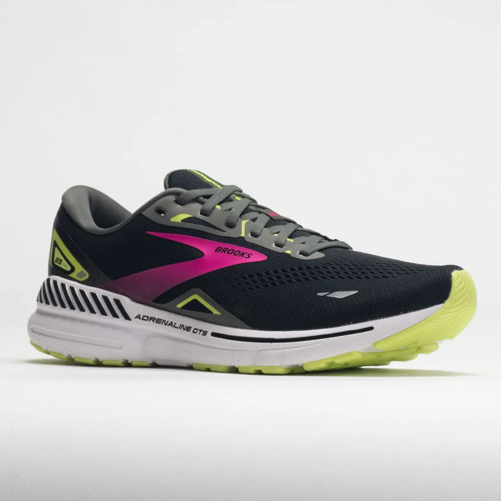 Subtle patterns Brooks Adrenaline GTS 23 Women's  Black/Gunmetal/Sharp Green