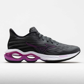 Mizuno Wave Creation 25 Women's  Iron Gate/Rosebud running for a way to stay free