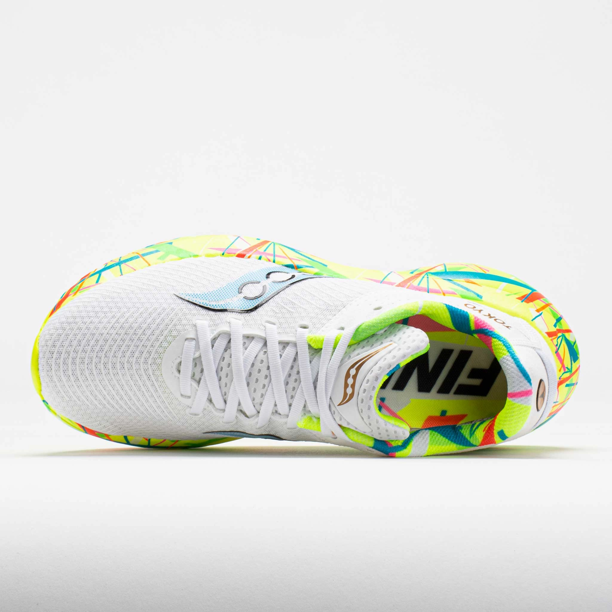 Light Motion Comfortable ankle Saucony Kinvara Pro Women's  White/Citron