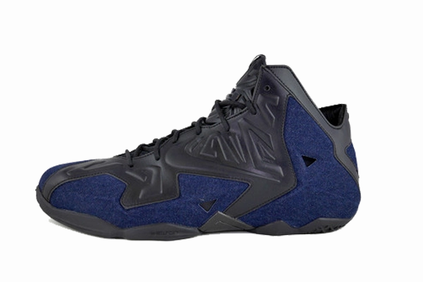 Mesh Upper Stylish Look Nike Lebron 11 EXT Denim QS "Denim"