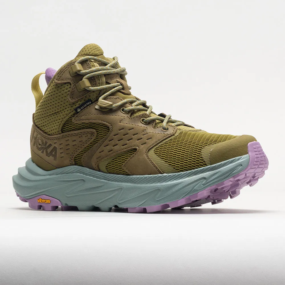Easy Maintenance HOKA Anacapa 2 Mid GTX Women's  Green Moss/Agave