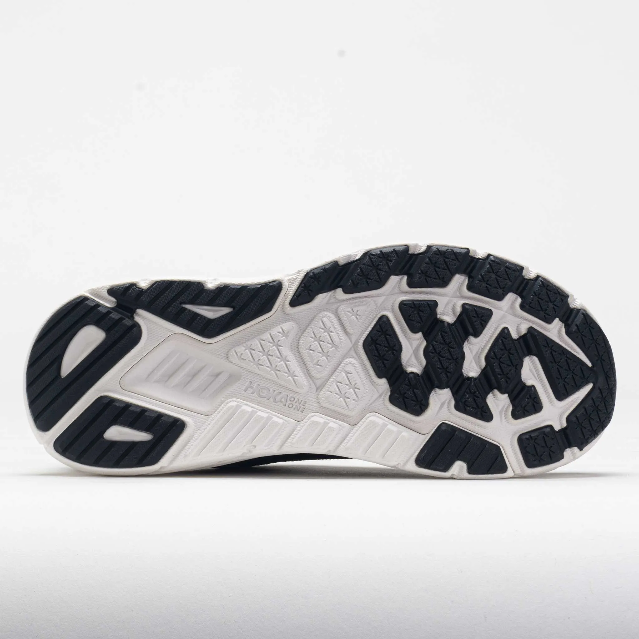 running for a break from routine running for stress relief shoes HOKA Arahi 7 Men's  Black/White