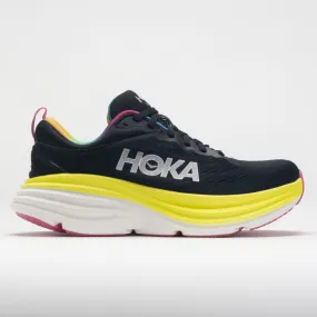 HOKA Bondi 8 Men's  Black/Citrus Glow latex insole shoes Cushioned Midsole