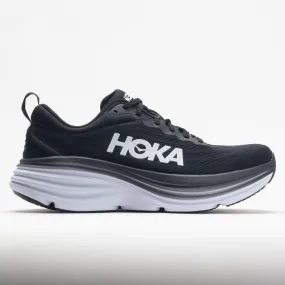 HOKA Bondi 8 Men's  Black/White Single - layer