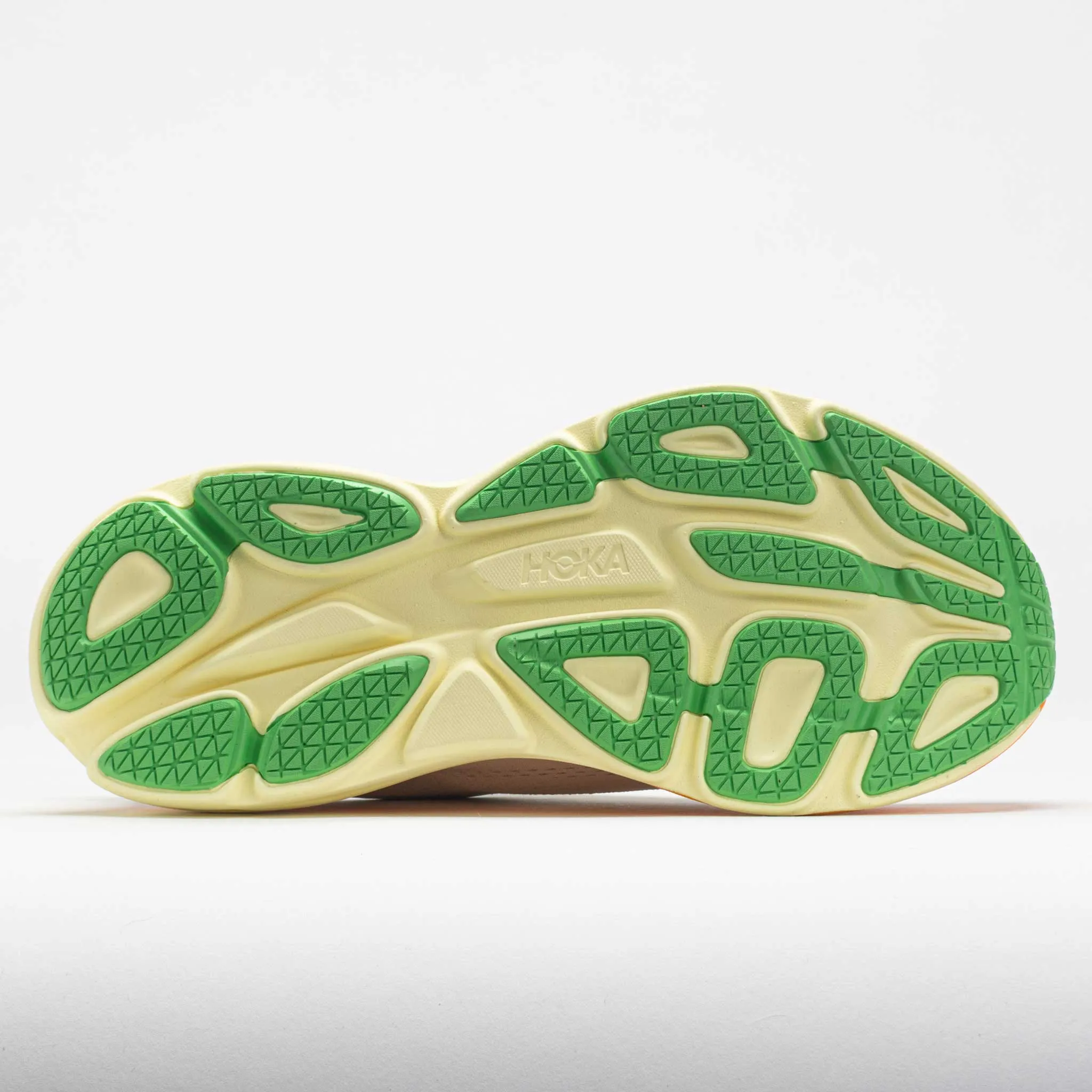 HOKA Bondi 8 Men's  Blanc de Blanc/Solar Flare night run running option