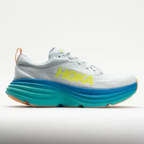 running for speed StreamlinedDesign HOKA Bondi 8 Men's  Ice Flow/Bit of Blue