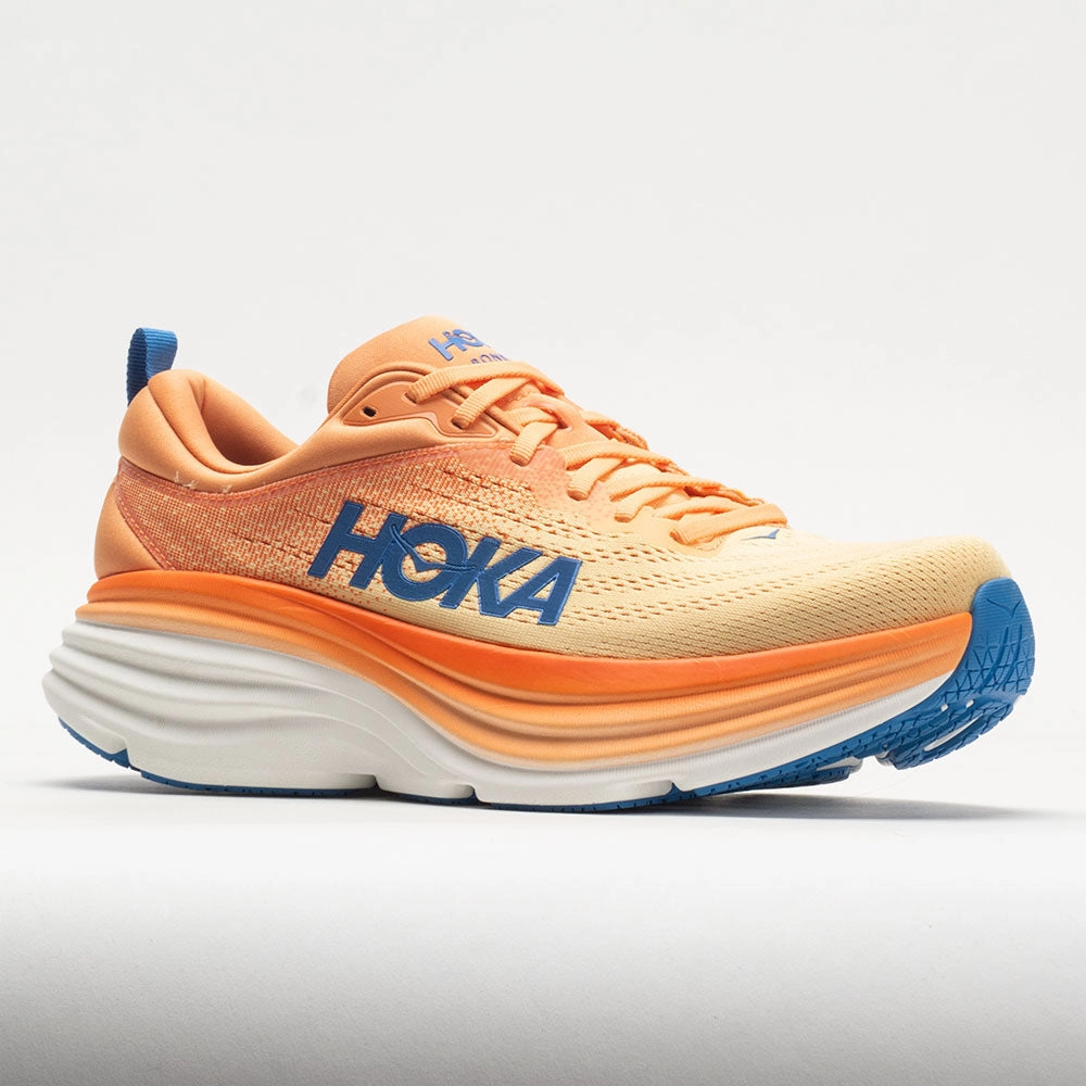 elastic - lacing running shoes HOKA Bondi 8 Men's  Impala/Mock Orange