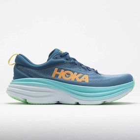 eco - friendly shoes classic style shoes HOKA Bondi 8 Men's  Real Teal/Shadow