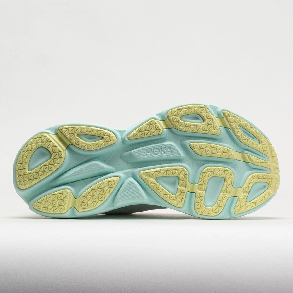 HOKA Bondi 8 Women's  Blanc de Blanc/Sunlit Ocean Stable arch