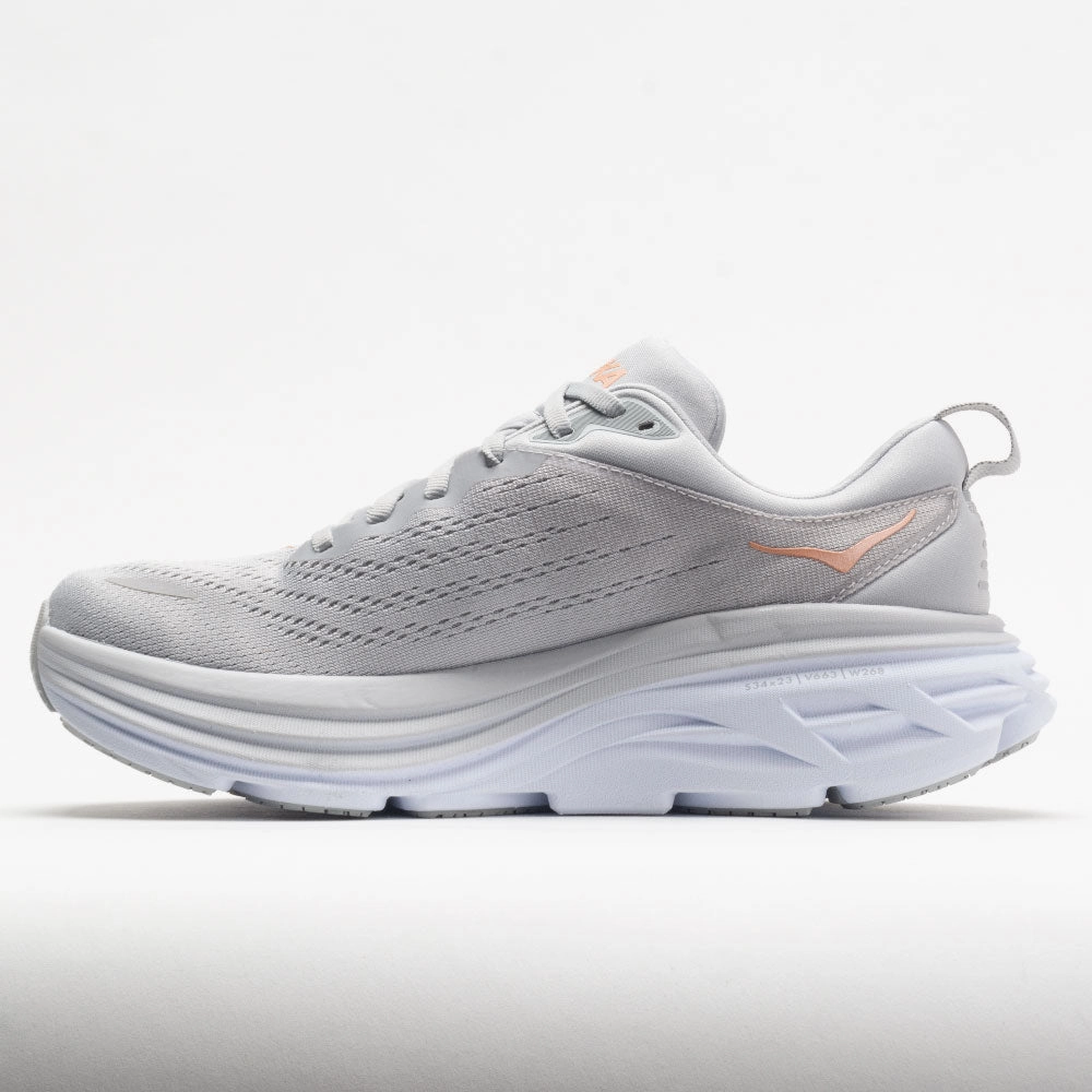 HOKA Bondi 8 Women's  Harbor Mist/Lunar Rock improved circulation muscular strength running shoe boost