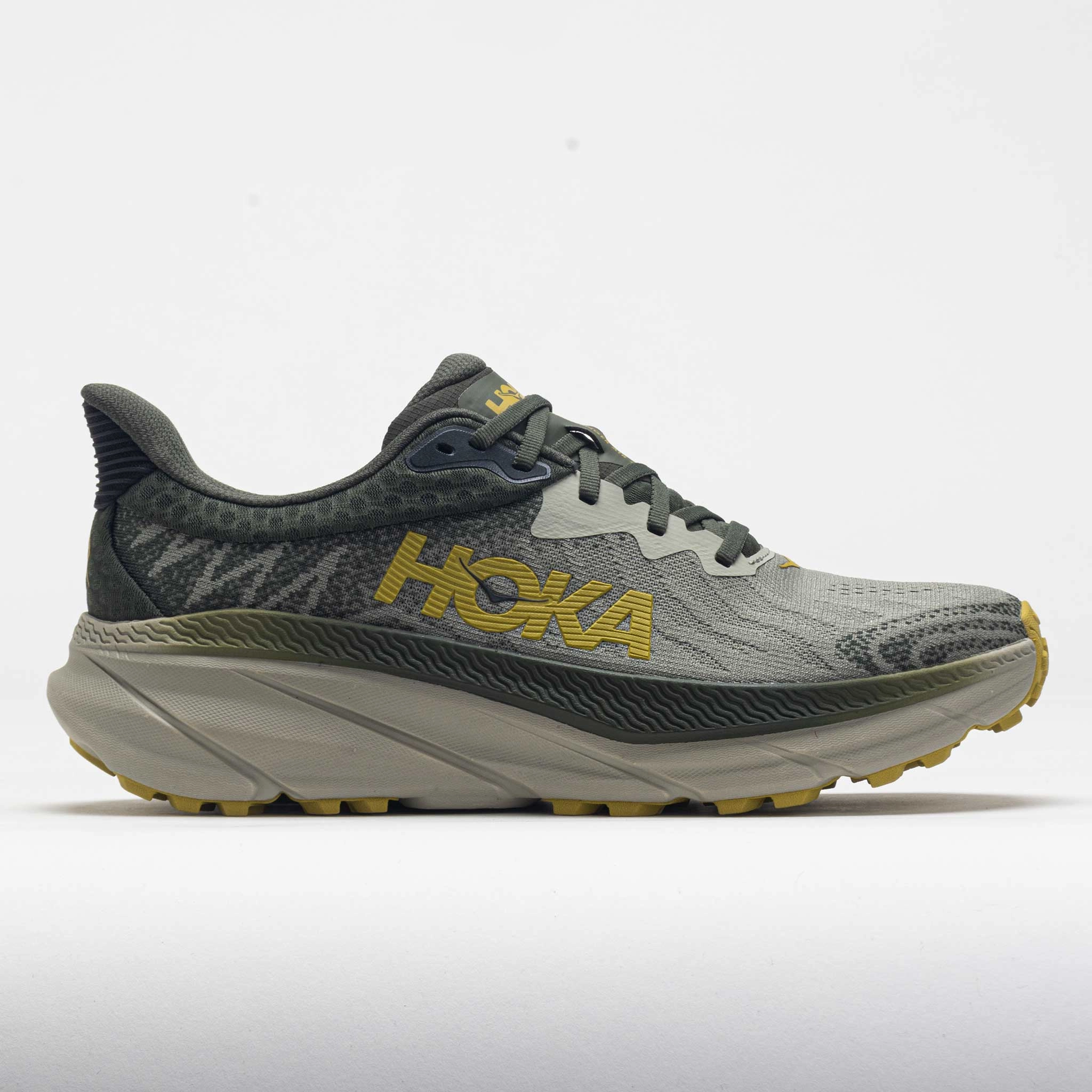 latex - sole shoes Multiple Sizes HOKA Challenger ATR 7 Men's  Olive Haze/Forest Cover
