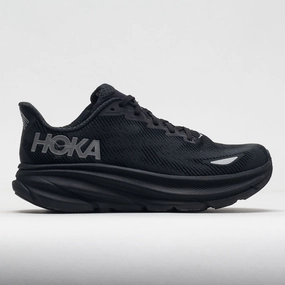 HOKA Clifton 9 GTX Women's  Black/Black Gym - workout stretchy flexibility