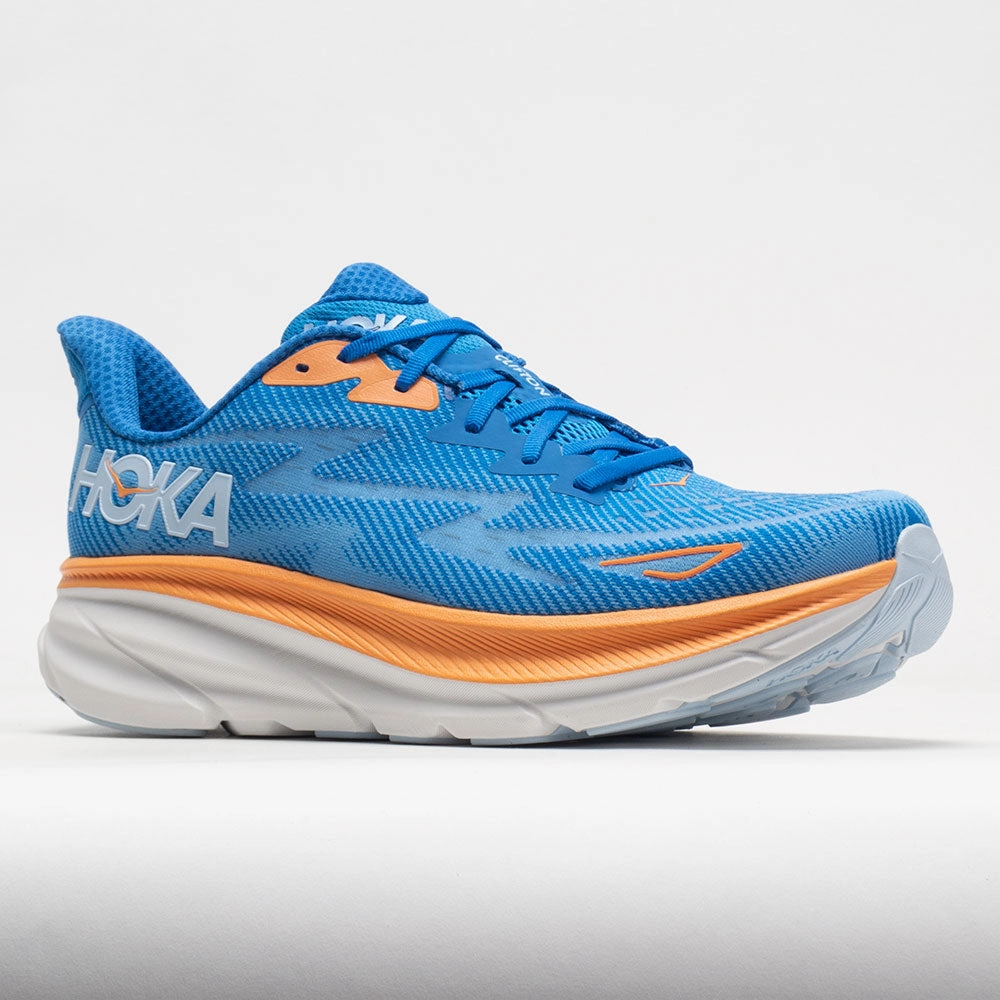 HOKA Clifton 9 Men's  Coastal Sky/All Aboard breathable - upper - feature shoes