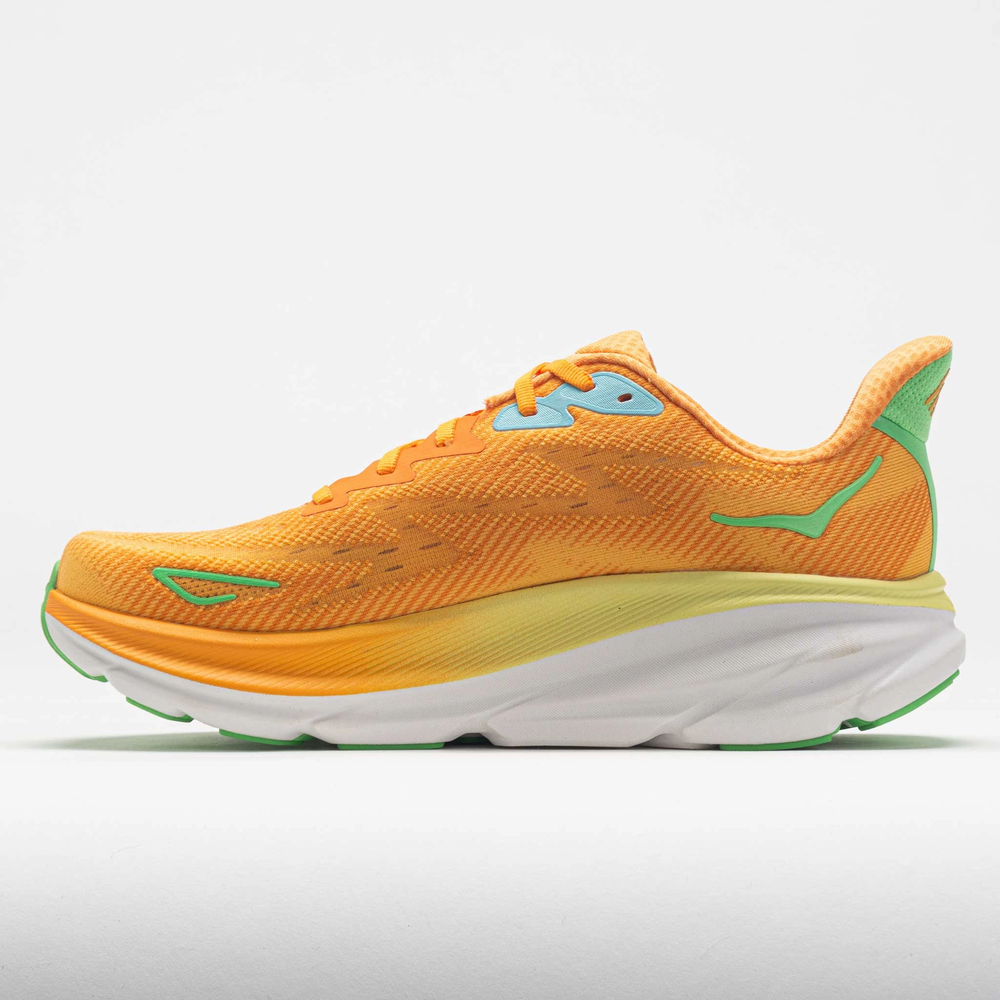 full - length midsole running shoes Easy Maintenance HOKA Clifton 9 Men's  Solar Flare/Sherbet