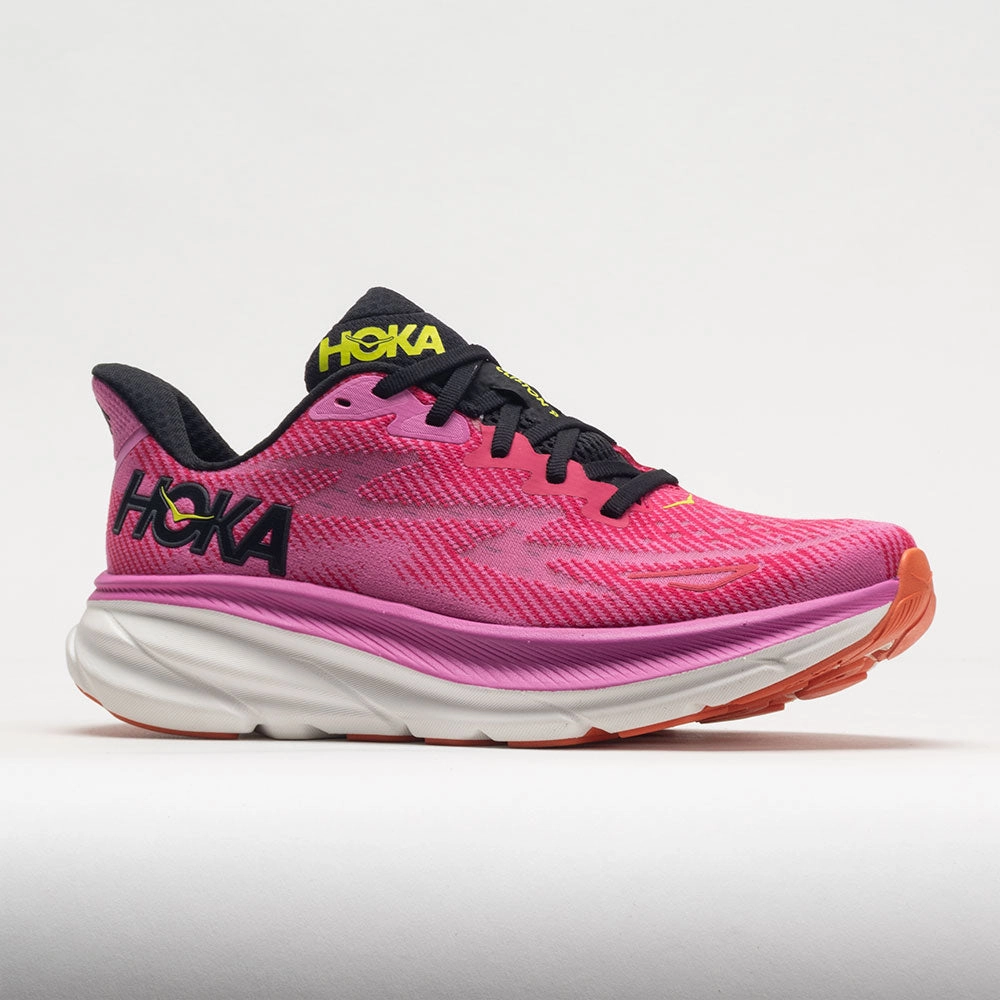 HOKA Clifton 9 Women's  Raspberry/Strawberry Removable liners mid - top footwear