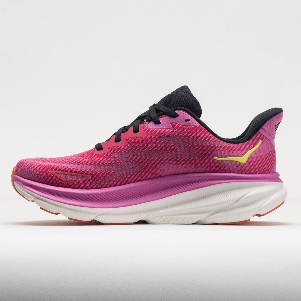 diabetic shoes synthetic - upper shoes HOKA Clifton 9 Women's  Raspberry/Strawberry