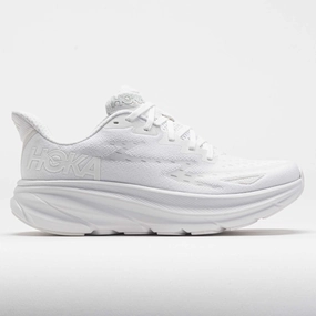 HOKA Clifton 9 Women's  White/White Slip On Style thriller - themed running shoes