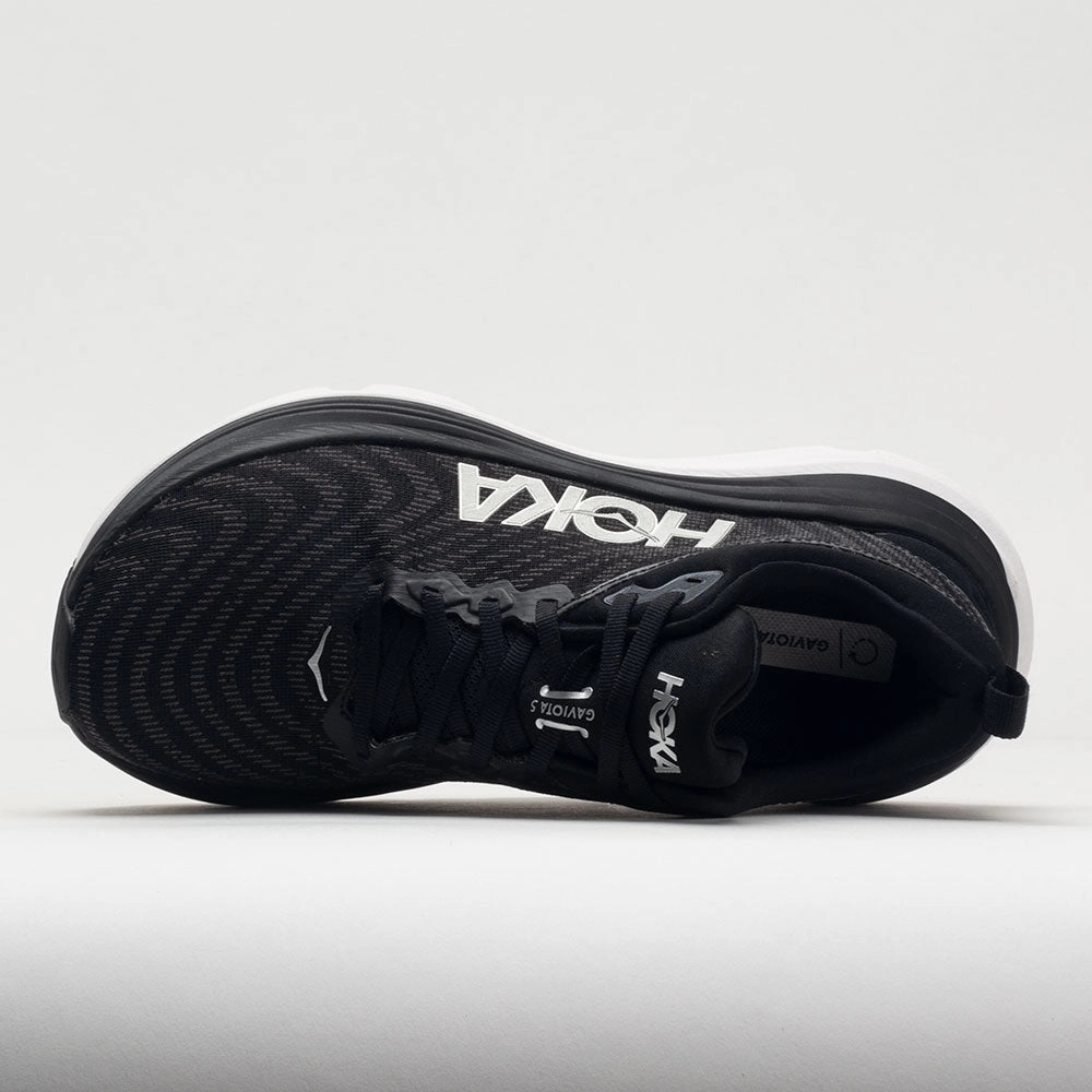 half - length running shoes Soft Upper HOKA Gaviota 5 Men's  Black/White