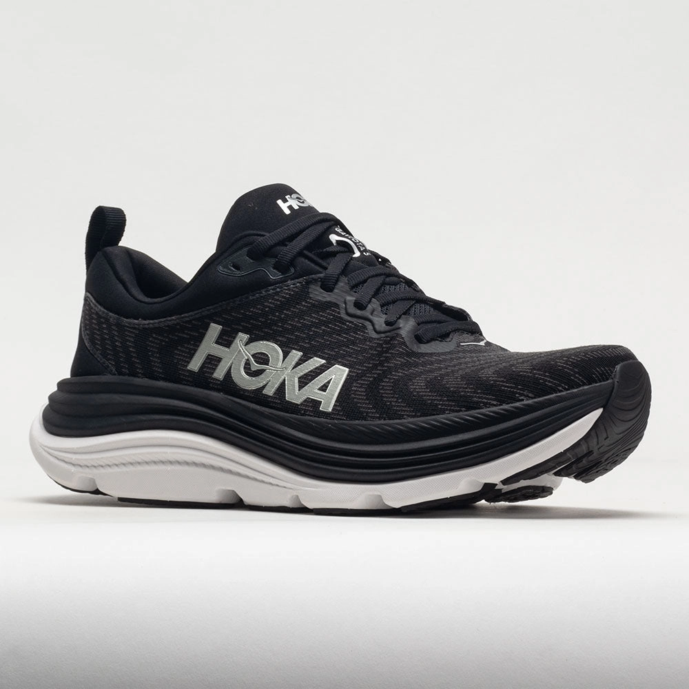 HOKA Gaviota 5 Men's  Black/White flexible - sole shoes