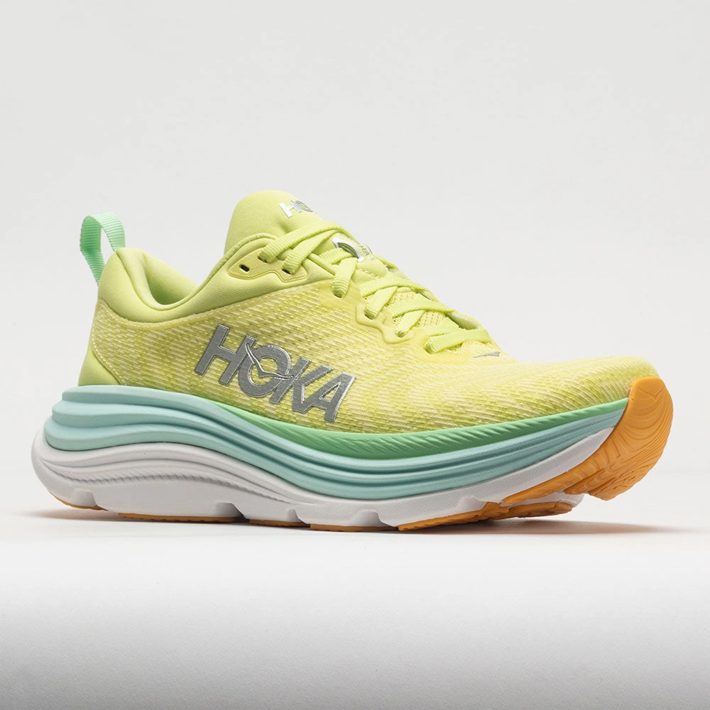 running - challenge ReinforcedHeel HOKA Gaviota 5 Women's  Citrus Glow/Sunlit Ocean