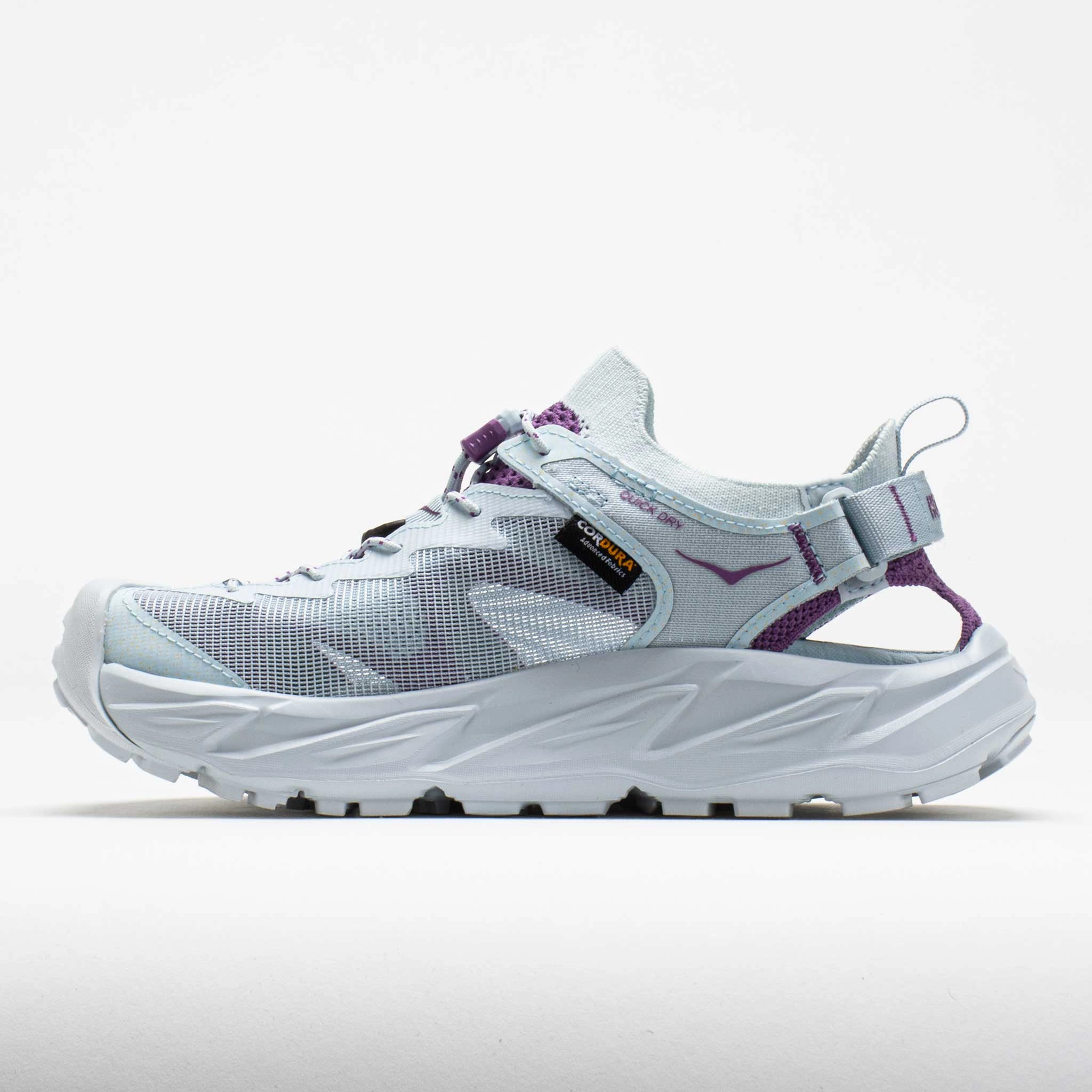 HOKA Hopara 2 Women's  Illusion/Amethyst running with a group men's style