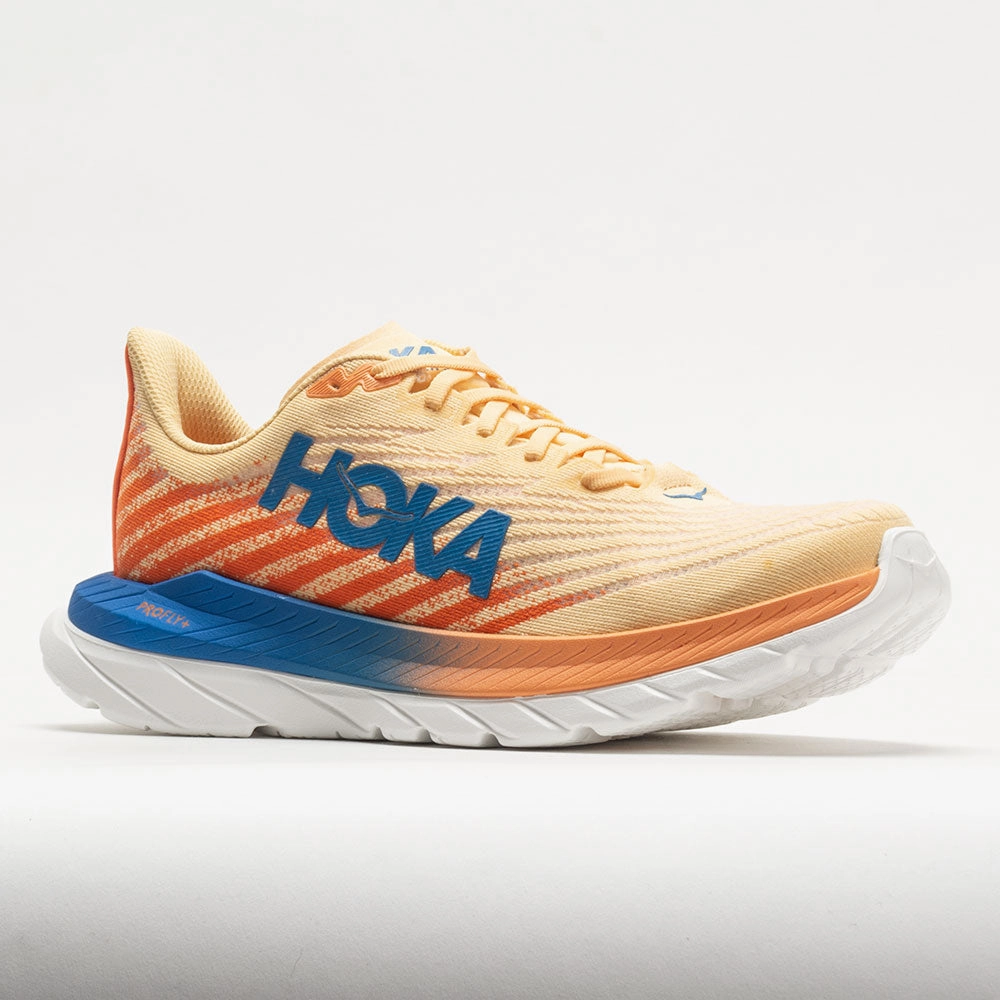 HOKA Mach 5 Men's  Impala/Vibrant Orange Toe Area