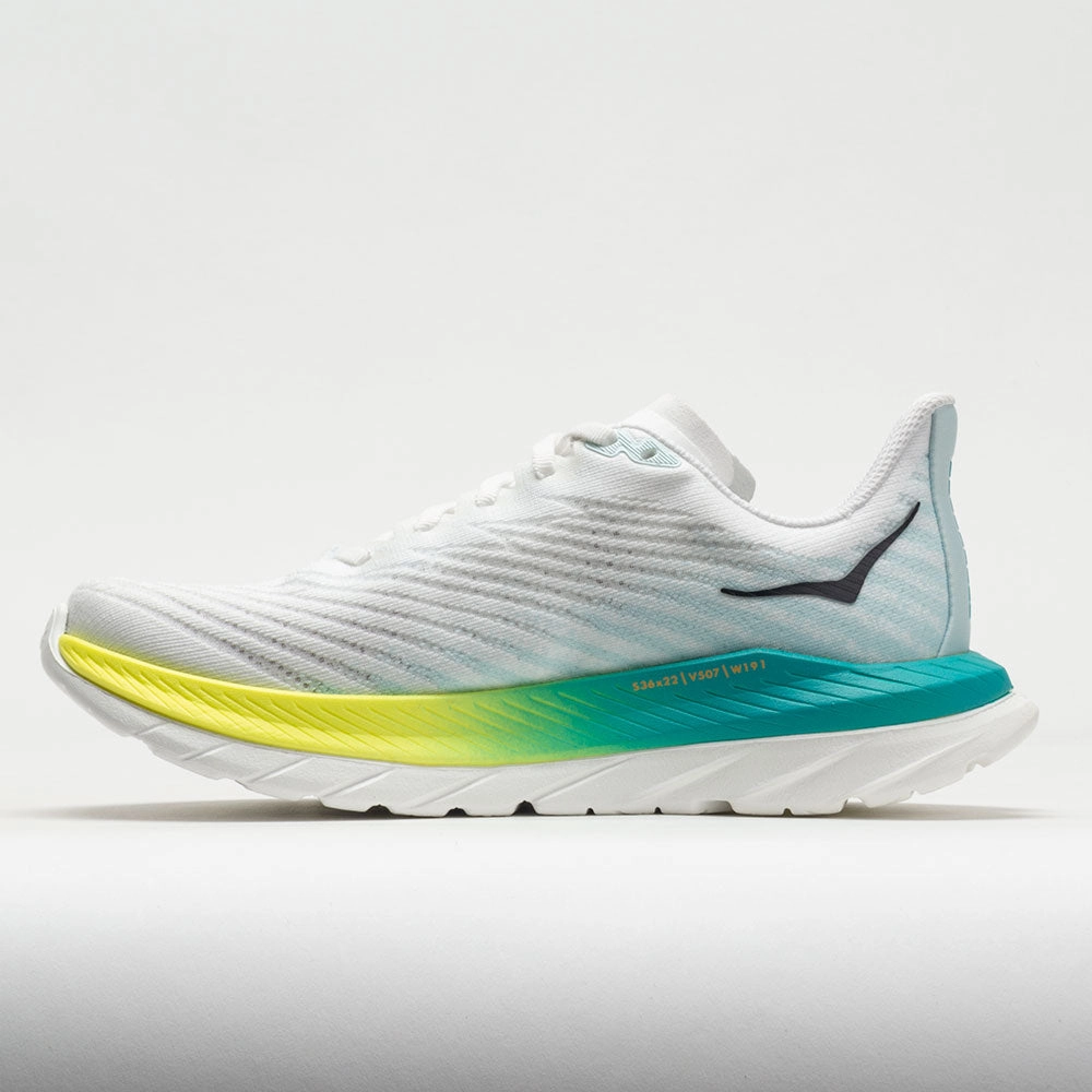 Trendy Look Shoes agility running shoe enhancement HOKA Mach 5 Men's  White/Blue Glass