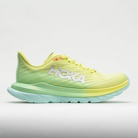 HOKA Mach 5 Women's  Citrus Glow/Lime Glow Breathable Layer Soft midsole