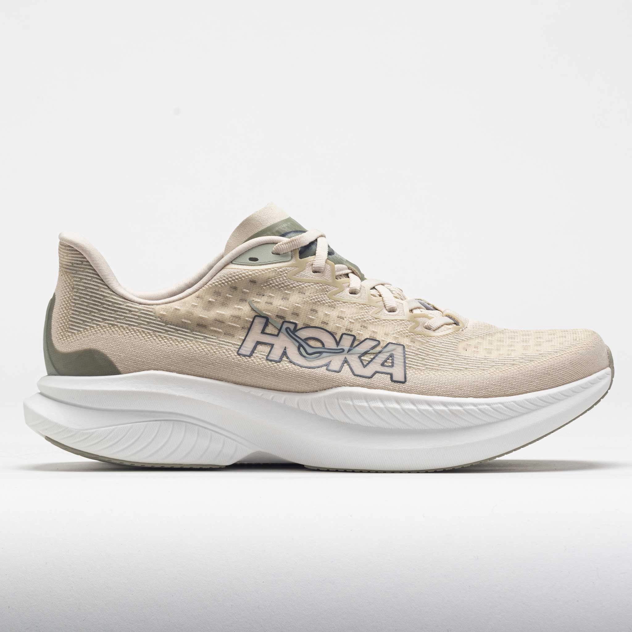 10K running Padded collar HOKA Mach 6 Men's  Oat Milk/Barley