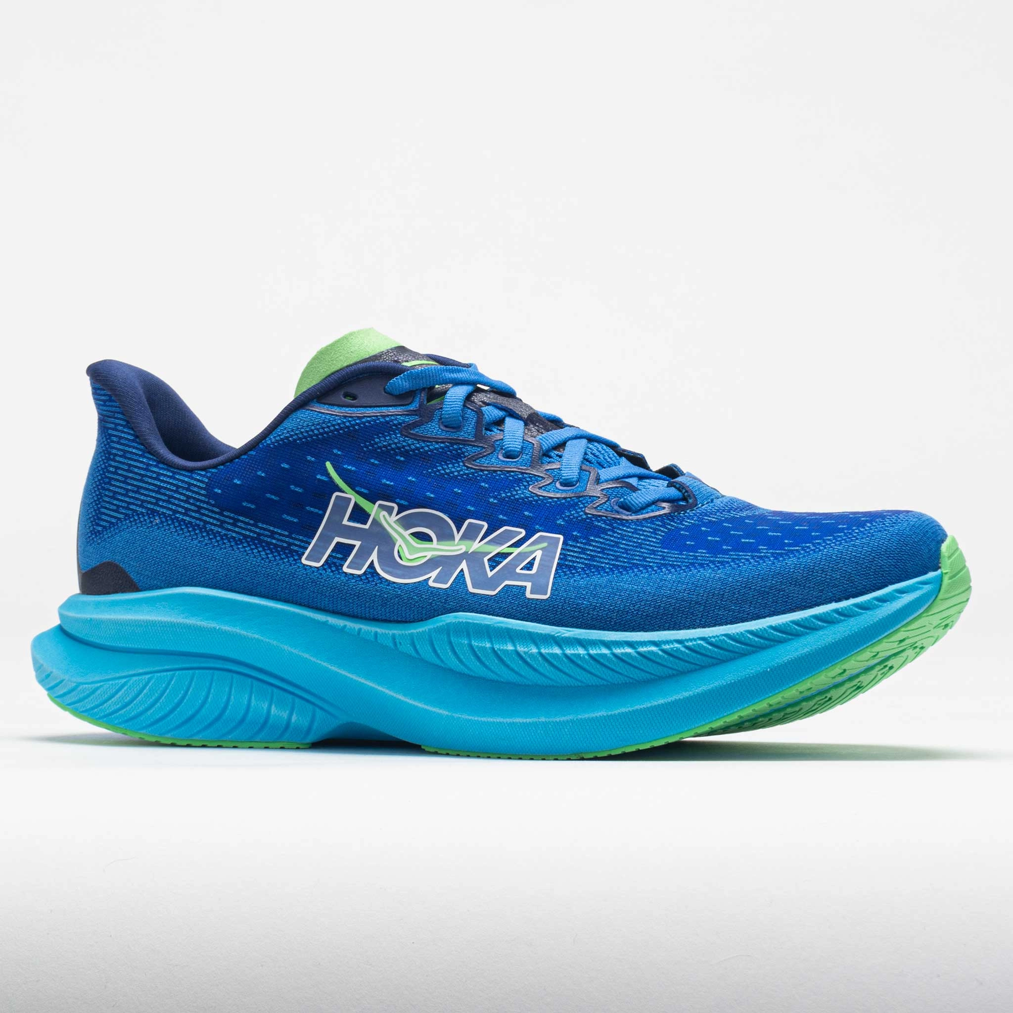 High Energy Return HOKA Mach 6 Men's  Virtual Blue/Bellwether Blue
