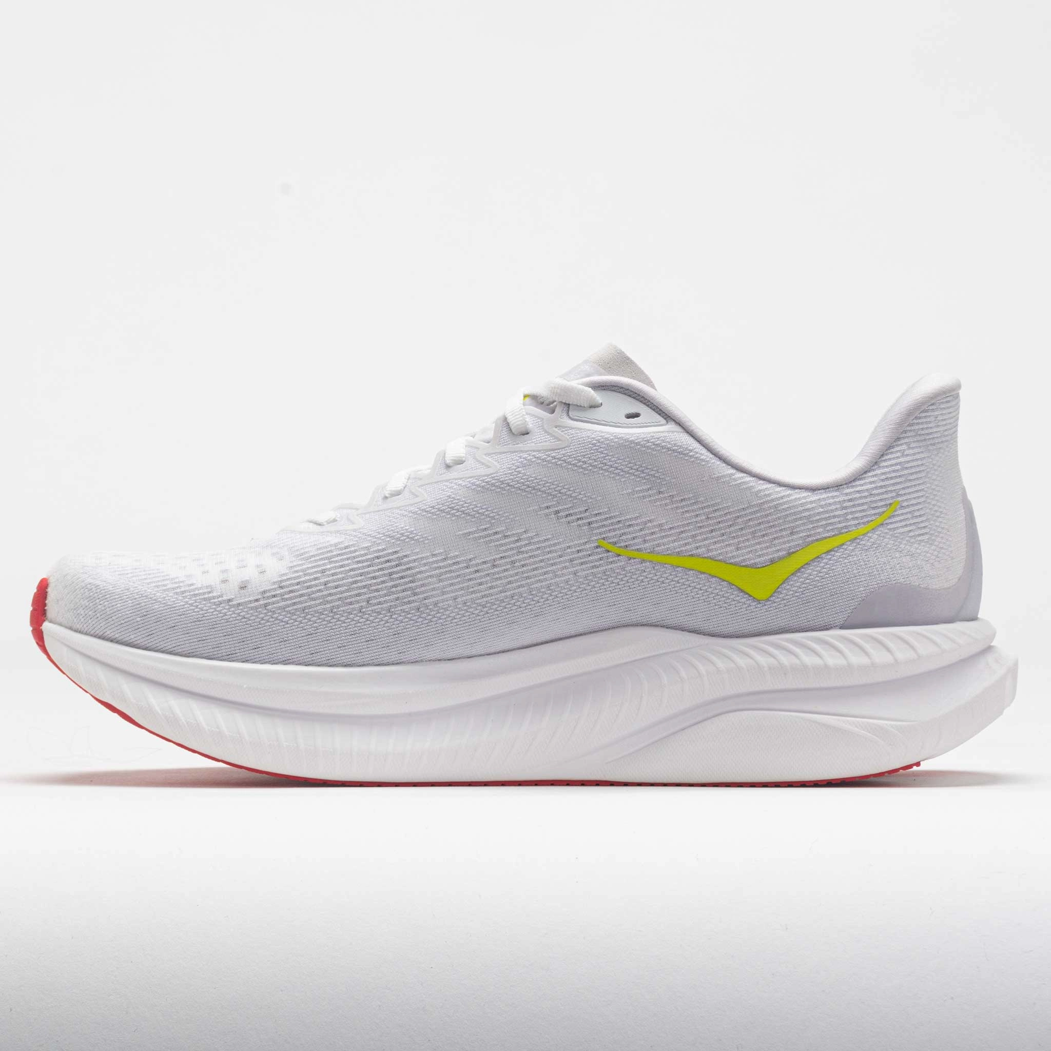 Comfort Stride HOKA Mach 6 Men's  White/Nimbus Cloud
