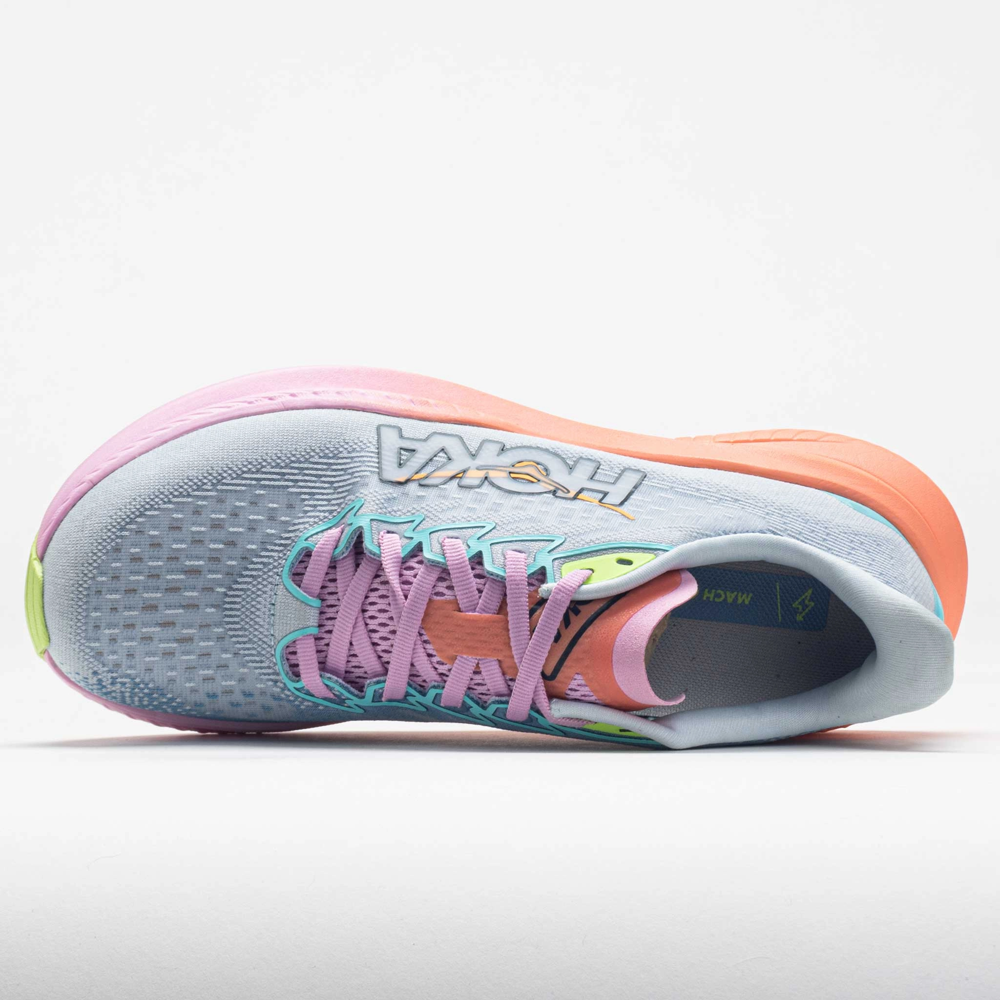 HOKA Mach 6 Women's  Illusion/Dusk running in a funicular area shoes minimalist running shoes