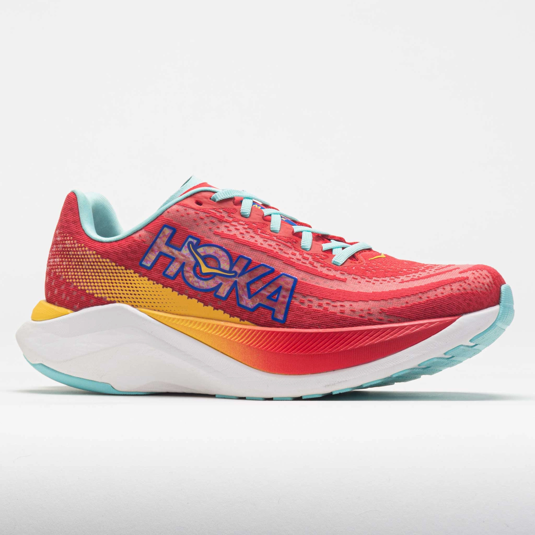 low - arch HOKA Mach X Men's  Cerise/Cloudless