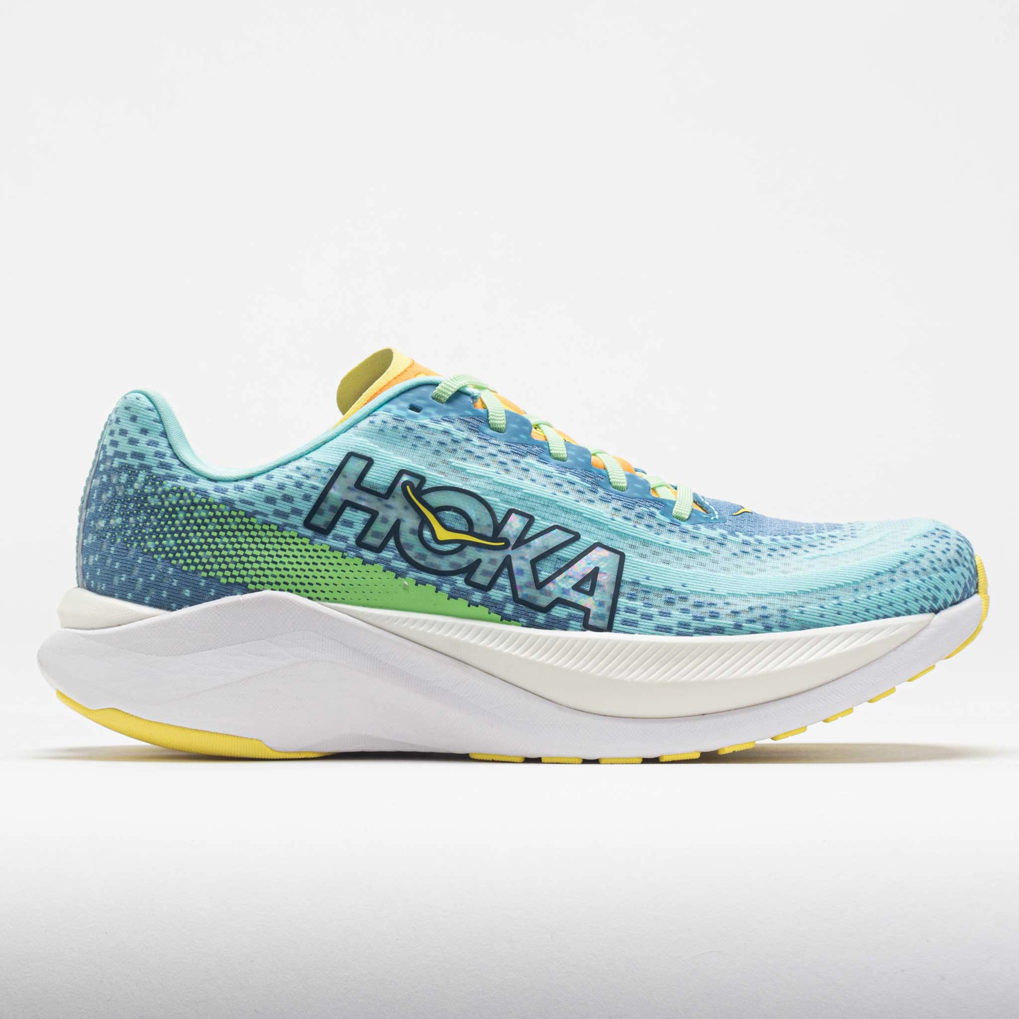 HOKA Mach X Men's  Dusk/Cloudless Arch Focus Flat Sole