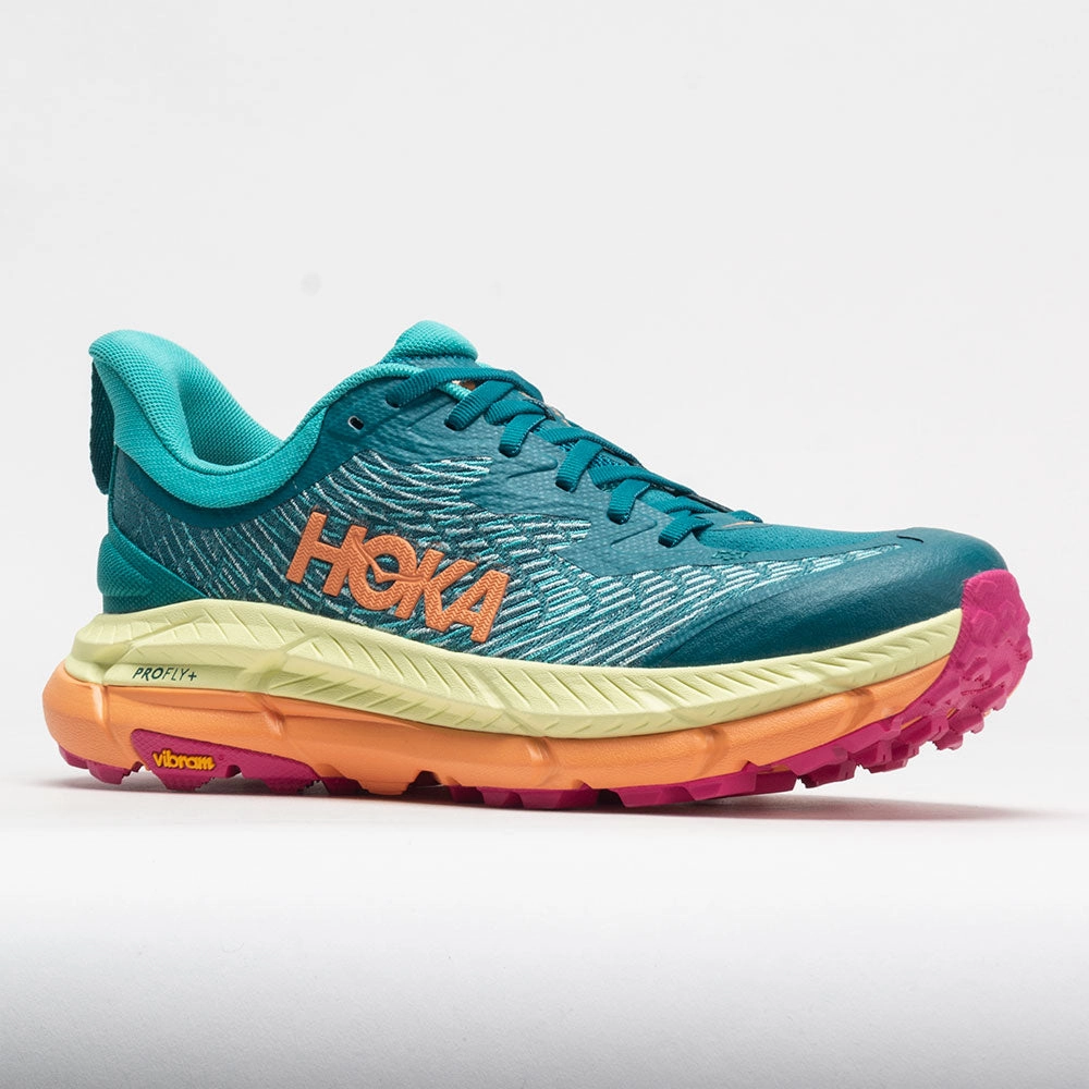 HOKA Mafate Speed 4 Women's  Deep Lake/Ceramic unisex sports shoes Shock-absorbing