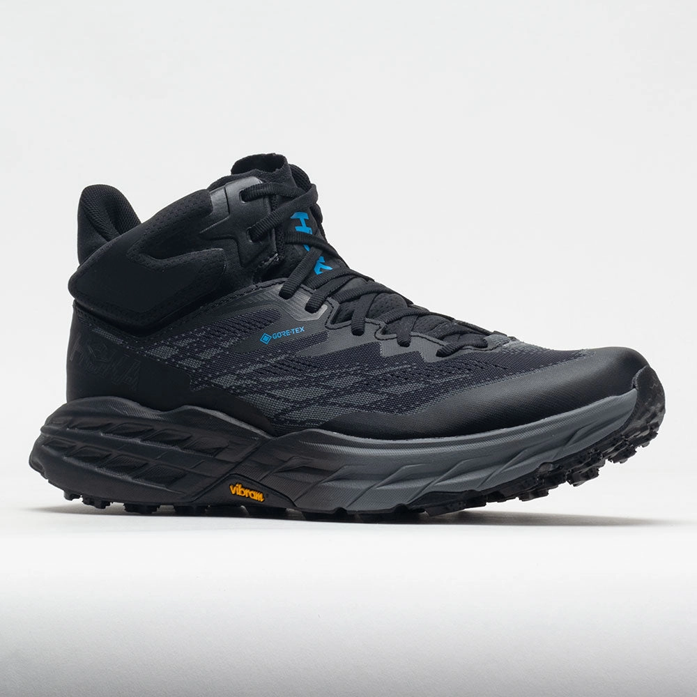 Hoka One One Speedgoat 5 Mid GTX Men's  Black/Black Retro design