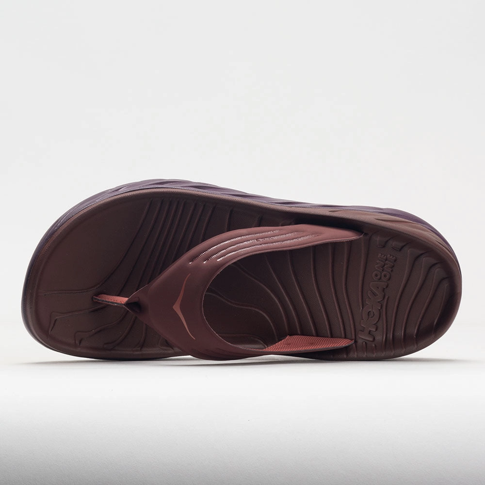 ankle - support running wear competitive event shoe purpose HOKA Ora Recovery Flip Men's  Spice/Raisin