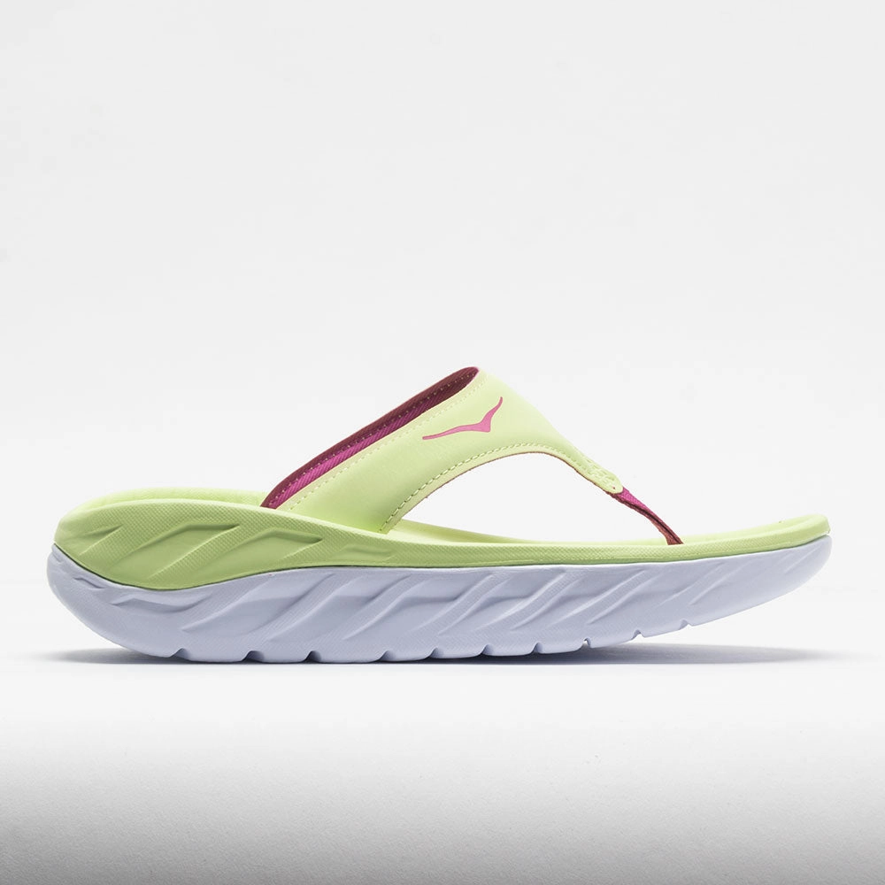 odor - control - technology - effectiveness shoes Comfortable Padding HOKA Ora Recovery Flip Women's  Butterfly/Festival Fuchsia