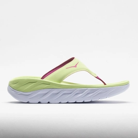 odor - control - technology - effectiveness shoes Comfortable Padding HOKA Ora Recovery Flip Women's  Butterfly/Festival Fuchsia