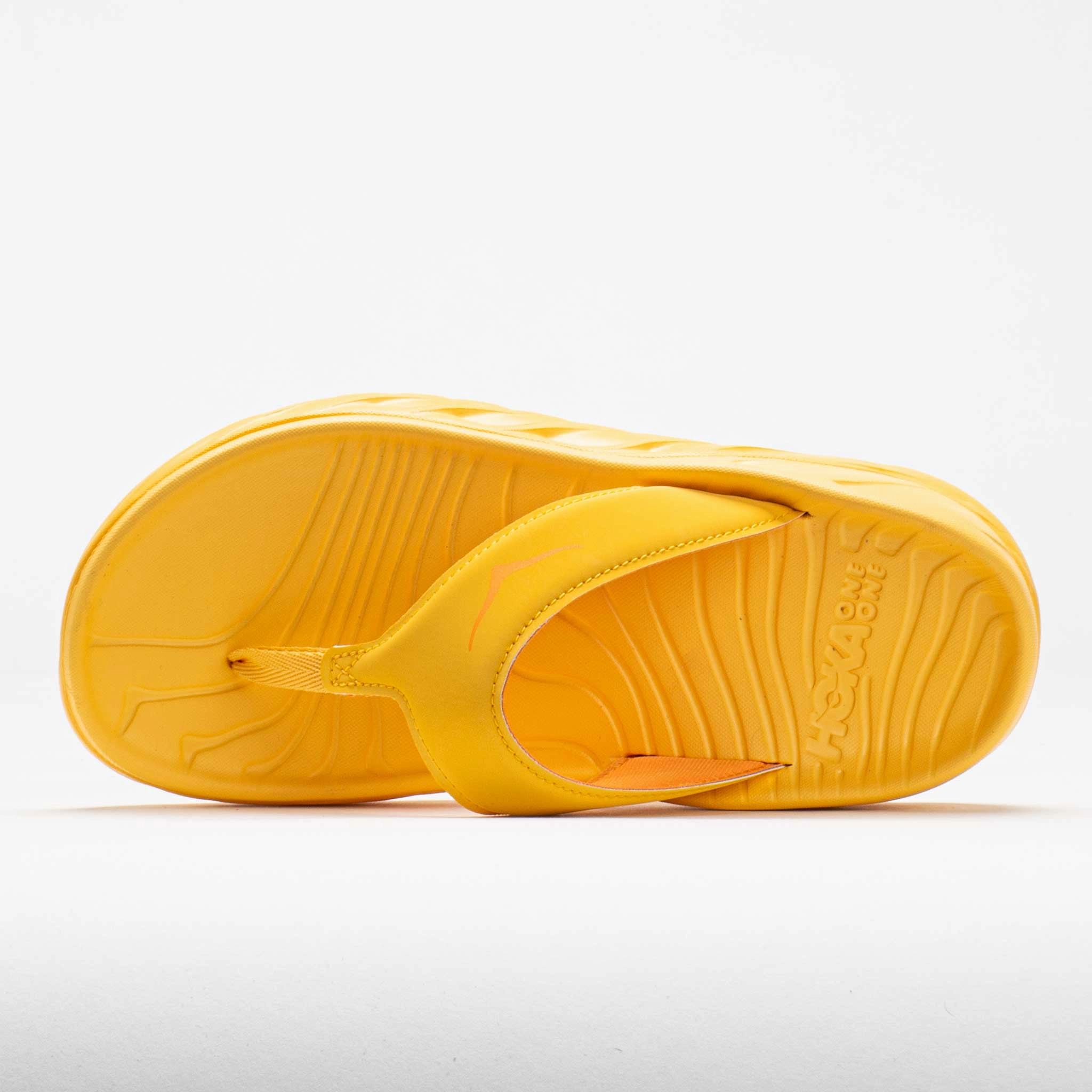 running on road HOKA Ora Recovery Flip Women's  Poppy/Squash