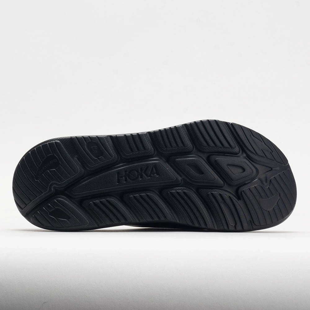 improve comfort HOKA Ora Recovery Slide 3 Unisex  Black/Black