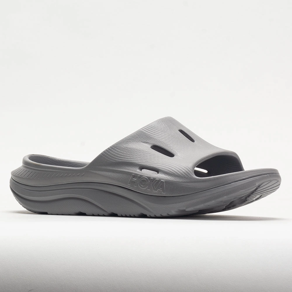 HOKA Ora Recovery Slide 3 Unisex  Grey/Grey Long distance