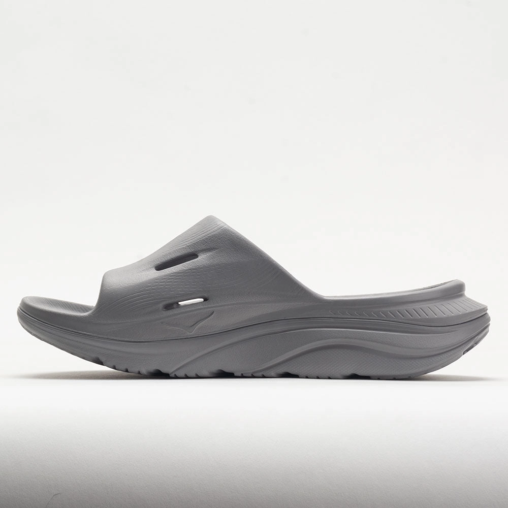 nylon - upper shoes HOKA Ora Recovery Slide 3 Unisex  Grey/Grey