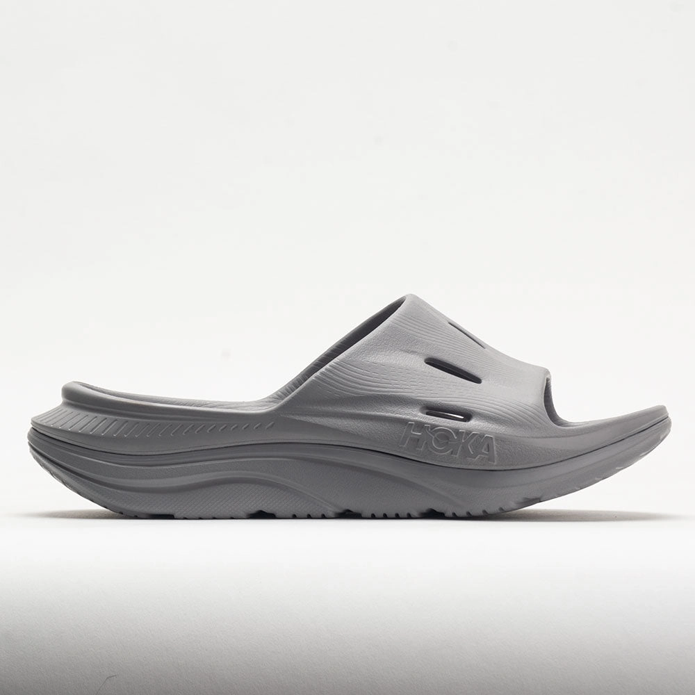 Lightweight Material HOKA Ora Recovery Slide 3 Unisex  Grey/Grey